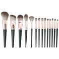 thumbnail image 1 of 14 brochas de maquillaje, correctores de base en polvo, brochas para rubor de sombras de ojos, brocha de maquillaje profesional, 1 of 7