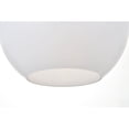 thumbnail image 5 of Baxter 3 Lights Black Pendant With Frosted White Glass, 5 of 5
