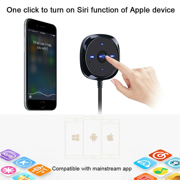 Aux-Bluetooth-Adapter für Auto - Ground Loop Noise Isolator - Drahtloser  Bluetooth-Empfänger mit Dual-Port-USB-Autoladegerät - Freisprechen und Musik