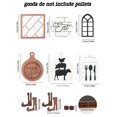 thumbnail image 3 of Pallet Decoration Set (Pallet Not Included) Style Pallet Decoration Farmhouse Style Pallet Decoration Woodwork Exquisite Craftsmanship, 3 of 8