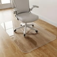 thumbnail image 2 of Mudeela  Office Mat for Hard Floor, 30"×48" Office Computer Desk Chair Mat, Transparent PVC, Transparent, 2 of 8