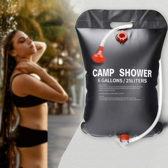 Dvkptbk Sac de Douche Extérieur Pliable à Énergie Solaire pour Eau Chaude, Sac d'Eau Portable pour la Maison, Douche Extérieure, Séchage au Soleil, Sac de Stockage d'Eau Camping et Randonnée