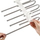 thumbnail image 4 of Perchero plegable blanco para pantalones, colgador multifuncional de múltiples capas para pantalones, estante plegable para colgar pantalones, 4 of 10