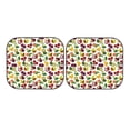 thumbnail image 5 of Lsque Colorful Fruits 2 PCS Windshield Sun Shade | CarFoldable Window Covers | Car Accessories Reflect UV for Universal Cars SUV Truck | Large, 5 of 7