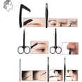 thumbnail image 4 of Juego de manicura 18 cortaúñas kit de pedicura negro y rojo, 4 of 5