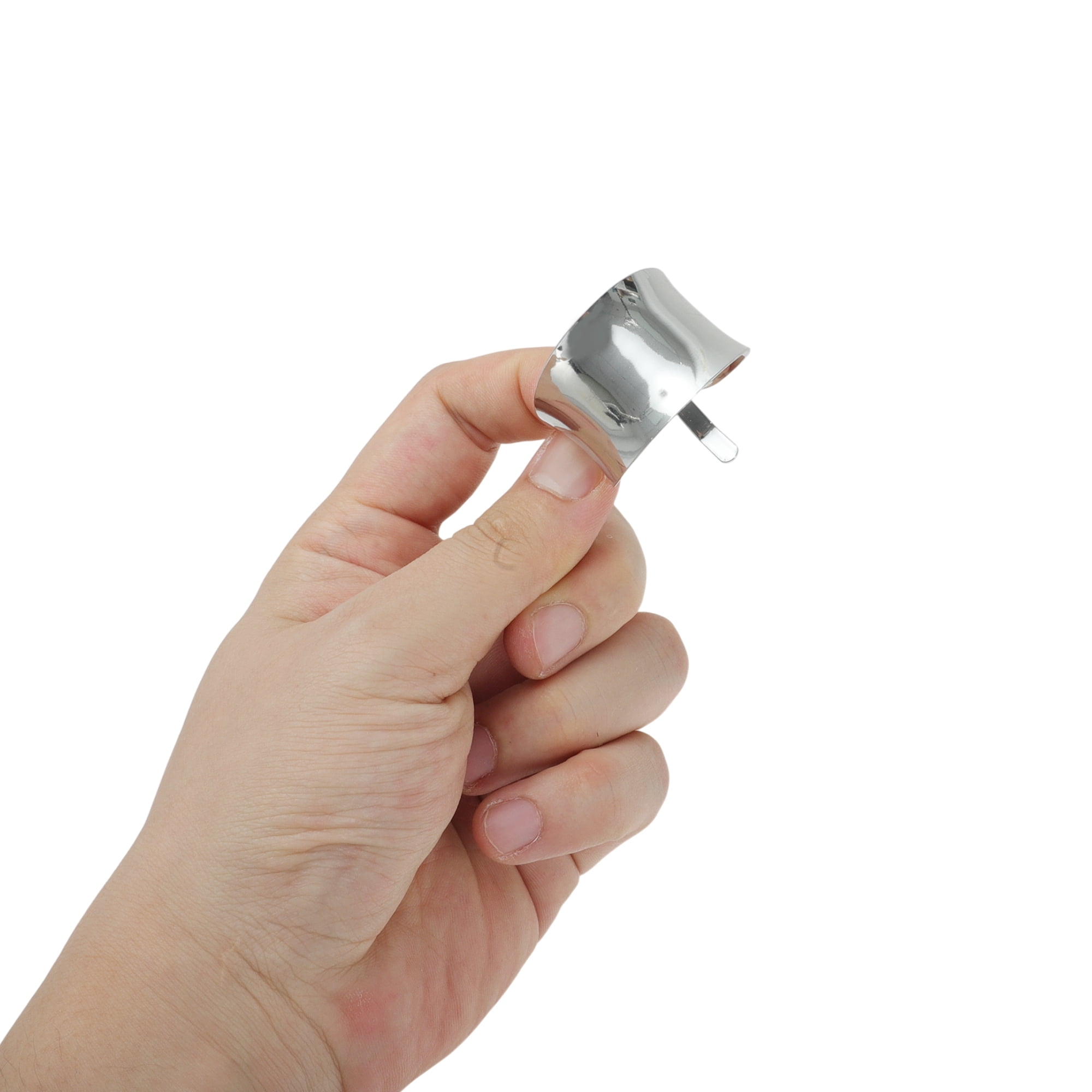 Unique Bargains Cylindrical Ponytail Buckle Hair Clip for Women Silver Tone