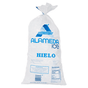 Alameda Ice, 8 lbs, Bagged Ice, Filtered Water, Plastic Bag, New