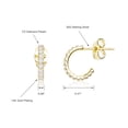 thumbnail image 5 of Lancharmed Gold Plated Holiday Earrings,Zircon Earring Classroom Valentines Gifts, 5 of 7
