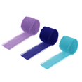 thumbnail image 1 of Unique Bargains Chiffon Ribbon 1.5' x 8 Yard, Handmade Fringe Ribbon, Light Purple/Dark Blue/Blue Silk Ribbon, 1 of 7