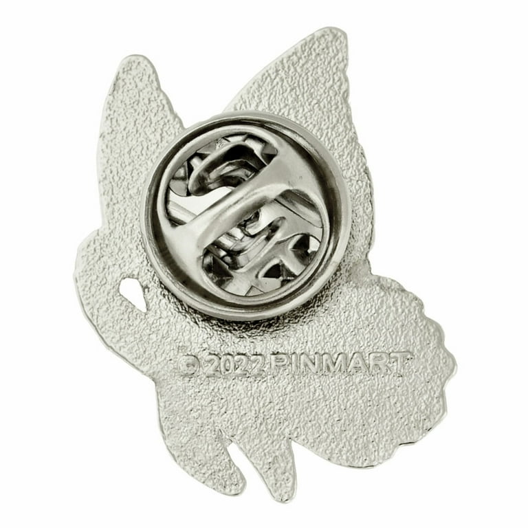 Green Ribbon Butterfly Awareness Pin - Enamel Butterfly Ribbon Pin For Fundraisers & Support - Silver Plated, 1 Inch