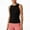 A-Black1684, variant on Womens Tank Tops Crew Neck Solid Stretch Fabric Summer Sleeveless Camisole Fitted Basic Workout Athletic Tops