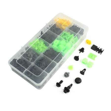 Car Black Gray Yellow Green Plastic Push Clip Fasteners 250 Pcs for Isuzu