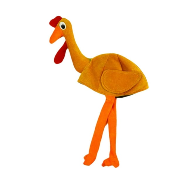 Sombrero de pavo piernas largas sombrero suave bricolaje artesanía cosplay vestida accesorios de fiesta para fiestas para eventos nocturnos fiesta de