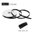 thumbnail image 2 of Uxcell Satin Ribbon Grosgrain Solid Silk Wedding Bouquet Ribbon for Valentine's Day Gift Wrapping Cake Box Bows Black-3/8" x 33 Yard, 2 of 7
