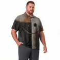 thumbnail image 6 of Halloween Big and Tall Golf Shirts for Men Quick Dry Breathable Golf Polos for Men Casual Work Men Polo Shirts Summer Basic Relaxed Fit Short Sleeve Golf Shirts Dark Gray 8XL, 6 of 6