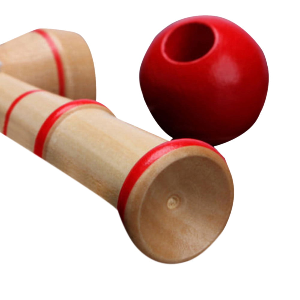 Special Traditional Kendama Ball Wood Wooden Educational Game Skill Toy Z0UTH2 
