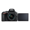 thumbnail image 4 of Nikon D5600 - Digital camera - SLR - 24.2 MP - APS-C - 1080p / 60 fps - 3.1x optical zoom AF-P DX 18-55mm VR lens - Wi-Fi, NFC, Bluetooth - black, 4 of 11