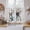 White, variant on Bicycles Kitchen Curtain for Berdoom Living Room Cafe 54 Inch Length, Country Vehicle Botanical Flowers Wooden Plank Tiers Curtains Light Filtering Drapes Window Treatment 2 Panels 52"Wx54"L