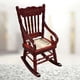 thumbnail image 2 of 1 minisilla de madera para casa, mueble en miniatura, reposabrazos, mecedora, accesorios para casa., 2 of 7