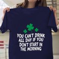 thumbnail image 1 of Pntutb Unisex St. Patrick'S Day Funny Print Casual Soild Color Camisetas de manga corta Pntutb Pntutb-2777, 1 of 9