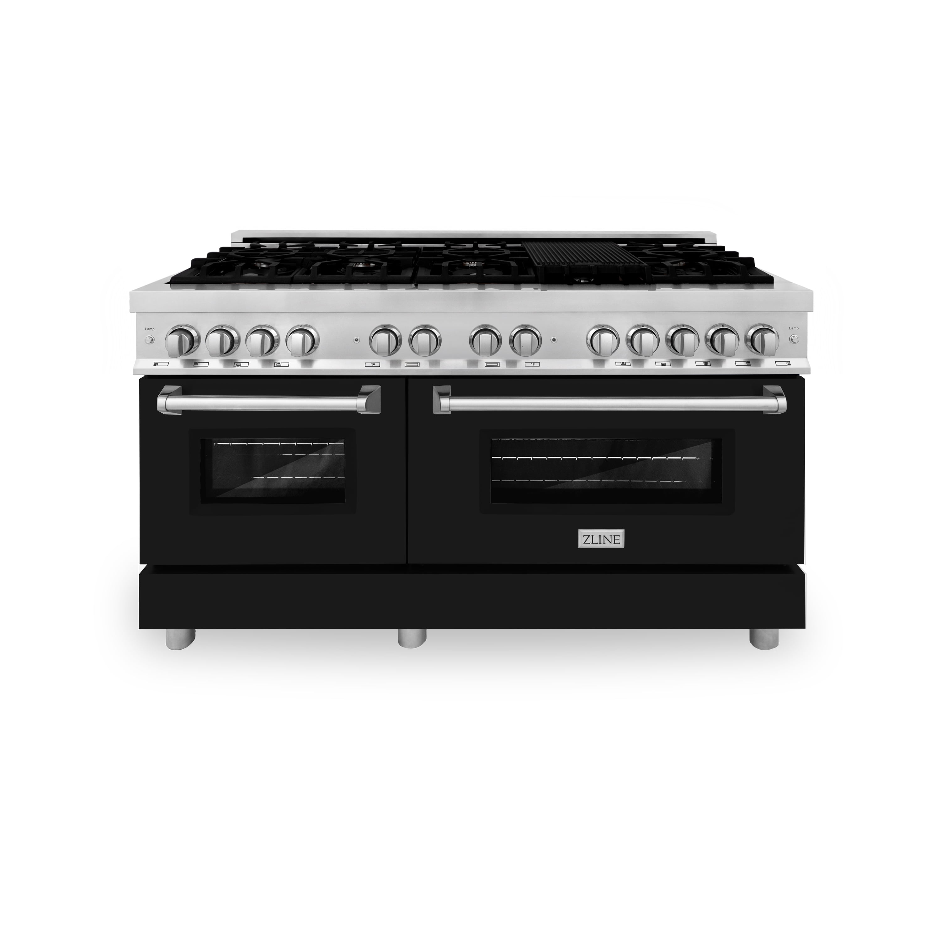 ZLINE 60" 7.4 cu. ft. Dual Fuel Range with Gas Stove and Electric Oven