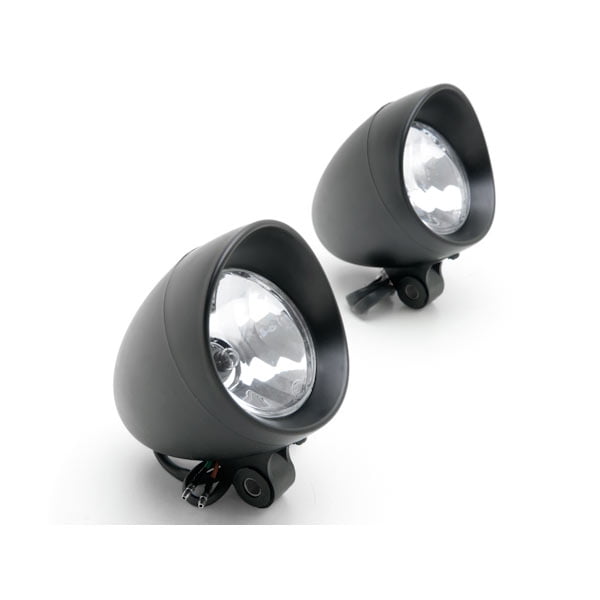 Krator Lumière Auxiliaire de Brouillard de Passage Noir Personnalisé Compatible avec Yamaha TX SR CS YX RD 350 400 500 600 650 750