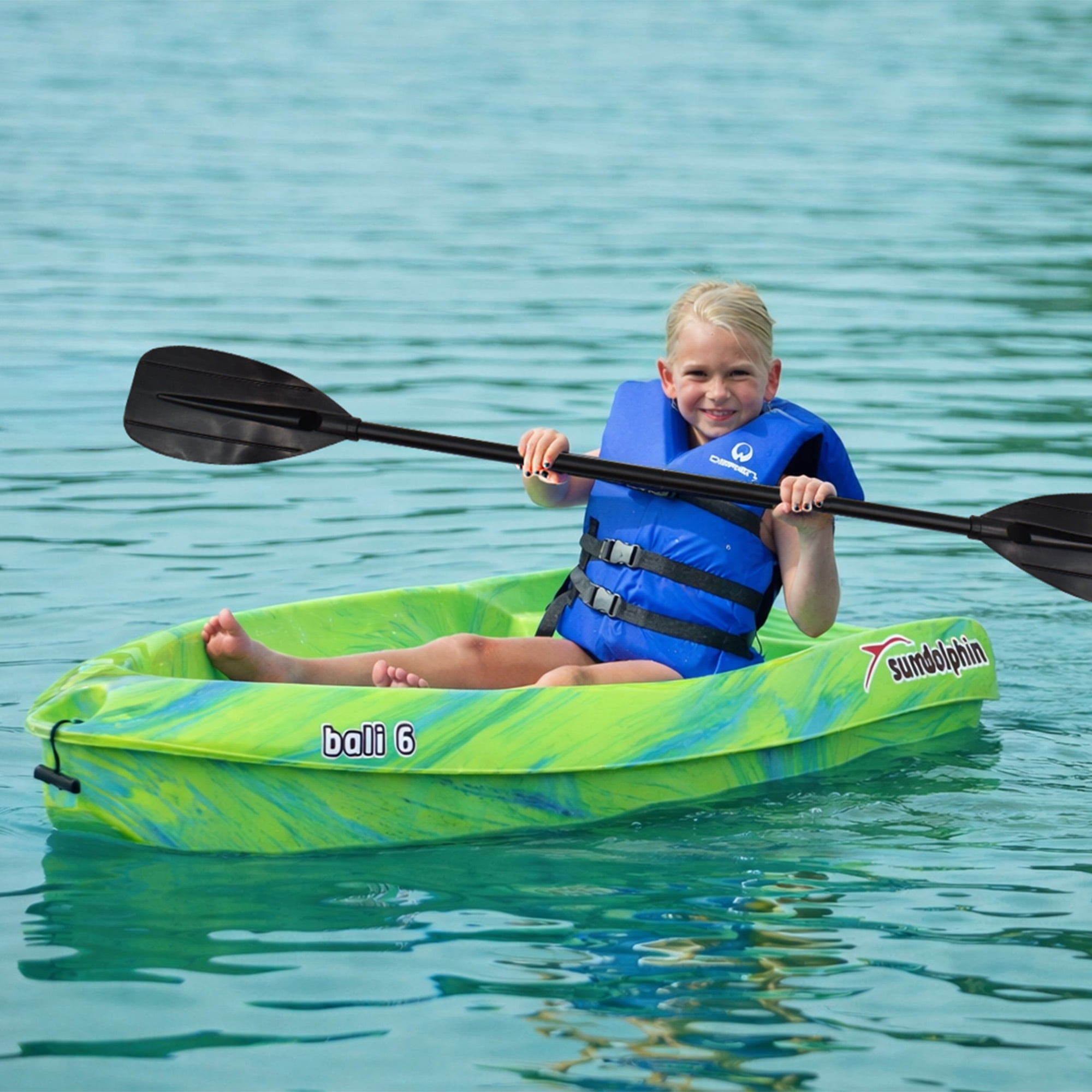 Sun Dolphin Bali 6, 6ft. Sit-on Recreational Kayak with Paddle