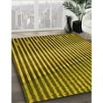 thumbnail image 3 of Ahgly Company Machine Washable Indoor Rectangle Transitional Deep Yellow Area Rugs, 8' x 10', 3 of 7