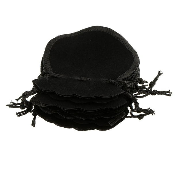 50 Bolsas de Regalo Yuyangstore para Joyas Color Negro Tamaño 7 x 8 cm