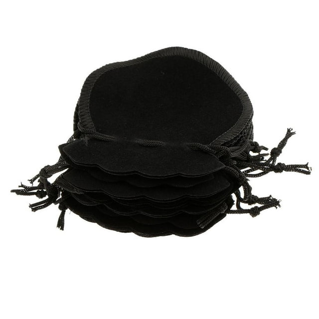 50 Bolsas de Regalo Yuyangstore para Joyas Color Negro Tamaño 7 x 8 cm