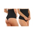 thumbnail image 1 of Pack 2 Faja Alta Calzón Tanga Sin Costuras Invisibles Tatys Fashion Tatys Fashion 90013, 1 of 2