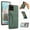 Green, variant on TOP SHE Case for Samsung Galaxy A51 4G (A515), Galaxy A51 Phone Case (6.5 Inch) - Synthetic Leather Protective Case with Card Slot / Kickstand, Slim Fit Lightweight Simple Fashion Cover (Red)