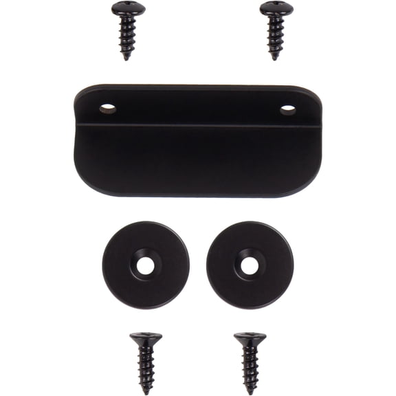 Stone Harbor Hardware Magnetic Catch System, 2 Magnets, Top Door Installation, Black