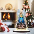 thumbnail image 2 of Kit de escritorio con pintura de cristal de Papá Noel, decoración de mesa con arte de diamante, Ángel de Navidad, 2 of 9