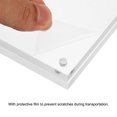 thumbnail image 4 of Uxcell 3.5" x 5" Acrylic Picture Frame Magnetic Photo Frames Display Double Sided, Clear 2 Pack, 4 of 7