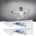 thumbnail image 1 of Chaussettes d'Escrime, Absorbant la Sueur, Respirantes, Extensibles, en Coton Peigné, Unisexes, pour Hommes et Femmes, 1 of 8