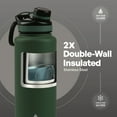 thumbnail image 5 of TAL 40oz Stainless Steel Ranger Water Bottle, Green, 5 of 9