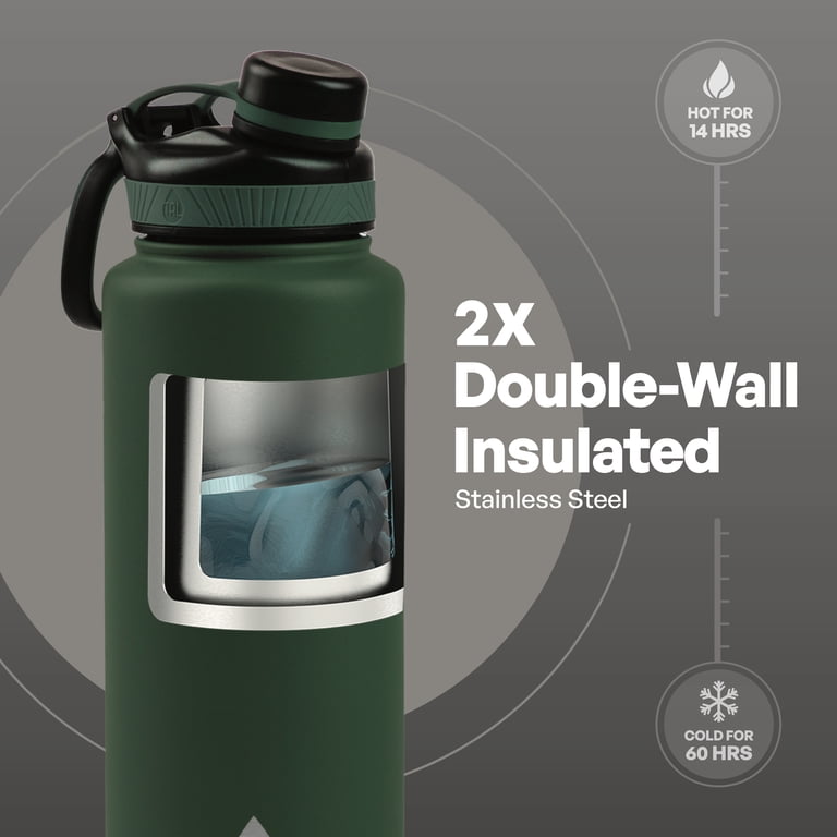 TAL 40 Oz Insulated Stainless Steel Water Bottle, 2-Pack photo 4