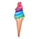 thumbnail image 1 of Helado inflable, cono de helado, accesorio para fiesta, juguete inflable, globo para fiesta, 1 of 7
