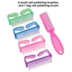 thumbnail image 3 of Kit de 15 piezas para esmaltado de uñas, limas de doble cara, pinceles de mano, mini pulidor de uñas desechable, papel de lija para bricolaje, bloque de lijado rosa y azul, herramientas para manicura., 3 of 9