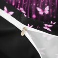 thumbnail image 4 of Homewish Neon Butterfly Bedding for Girls, Black Pink Duvet Cover Full, Black Reversible, 3 Piece 1 Duvet Cover and 2 Pillowcases, 4 of 6