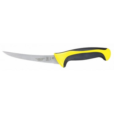 Mercer Culinary Millennia Curved Boning Knife, 6 Inch, Yellow