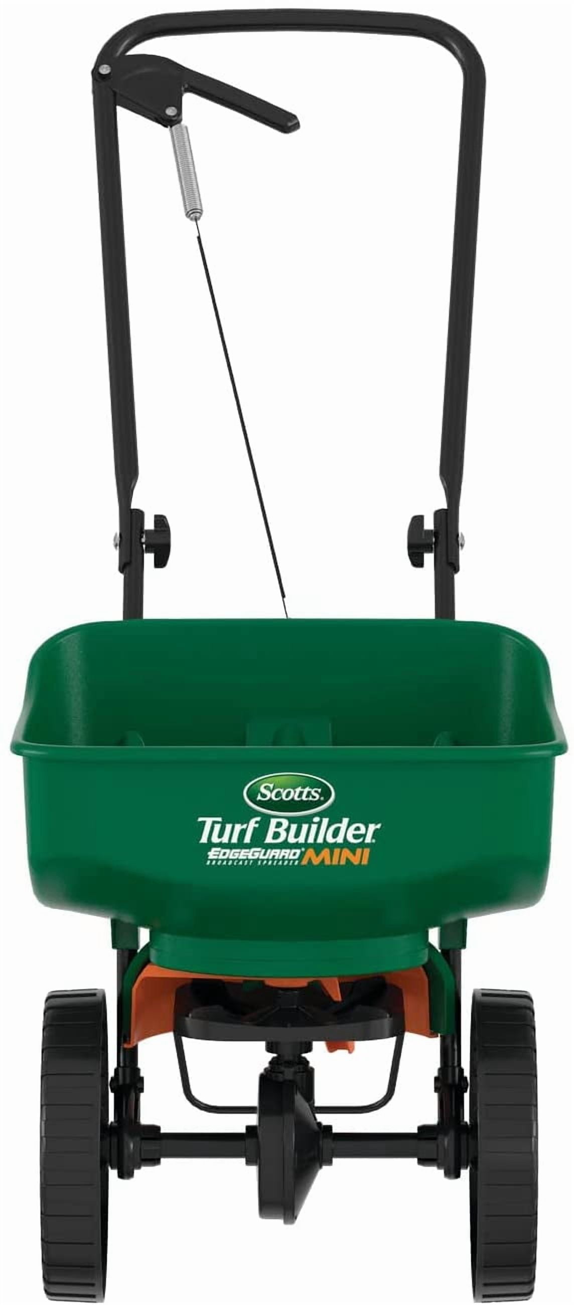Scotts Turf Builder EdgeGuard Mini Broadcast Spreader, Grass Seed