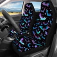 thumbnail image 3 of Pzuqiu Bat Galaxy Car Seat Covers 3 PCS Car Seat Covers Full Set Easy to Install Interior Accessories Suitable for Truck Trucks, 3 of 10