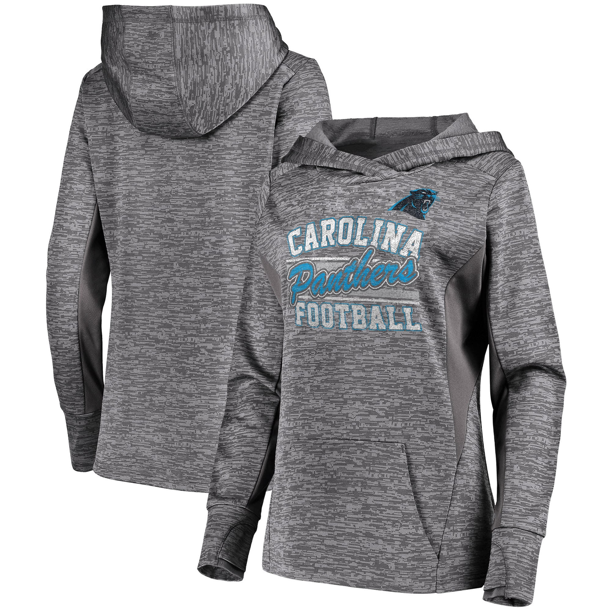 Carolina Panthers Majestic Women's Showtime Quick Out Pullover Hoodie