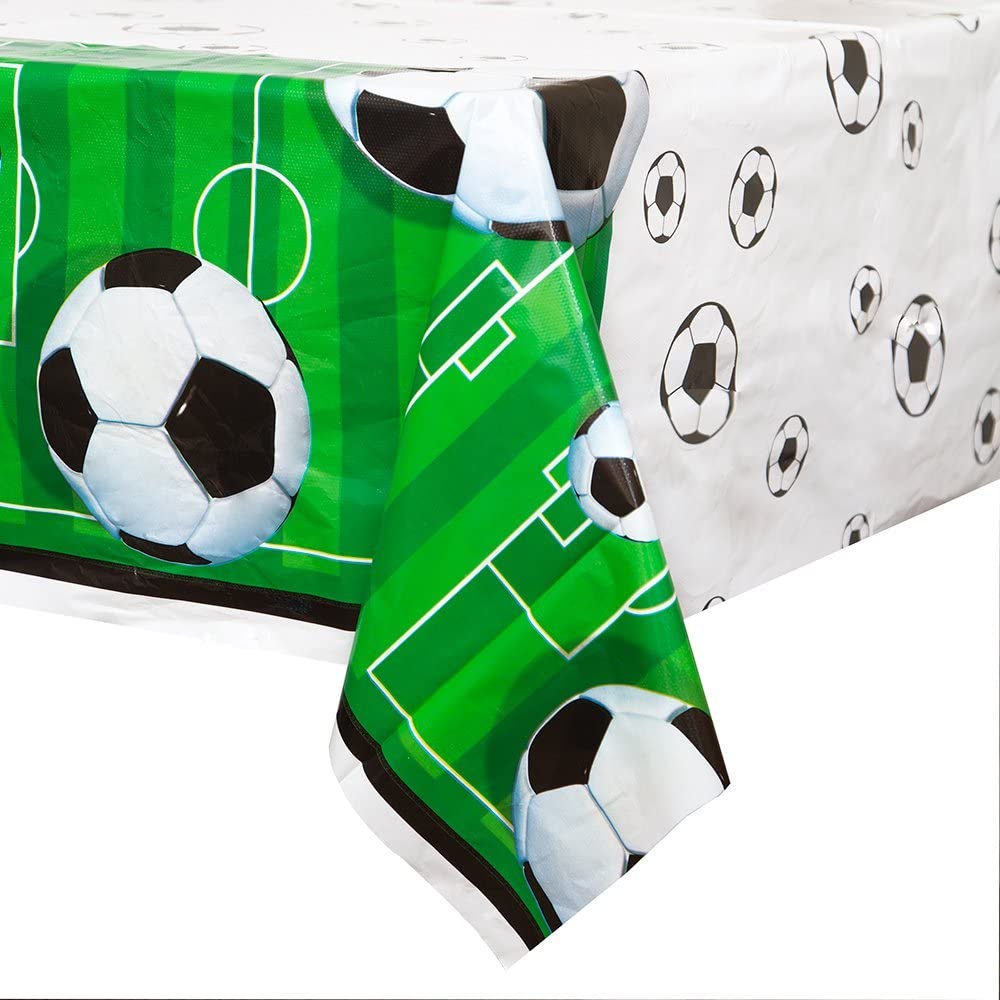 Unique Party - Nappe en Plastique Football - 137x274cm
