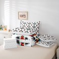 thumbnail image 6 of Manfei Boys Girls Tribal Aztec 7 Pieces Bedding Comforter Set,Bohemian Theme Full Bedding Set Lightweight,Exotic Style Fitted Sheet Flat Sheet,Luxury Bedroom Decor, 6 of 8