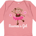 thumbnail image 4 of Inktastic Mawmaw Girl Ballerina Monkey Girls Long Sleeve Baby Bodysuit, 4 of 5