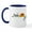 White/Navy Inside, variant on CafePress - Palm Springs Sunset Mug - 11 oz Ceramic Mug - Novelty Coffee Tea Cup