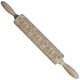thumbnail image 1 of Fiudx Rodillo de Amasar En Relieve, de Madera Natural, con Diseños Únicos, Ideal para Hornear y Decorar Galletas, Diseño Ecológico, 43 X 3,6 Cm, Perfecto para Uso Doméstico y Como Regalo., 1 of 5